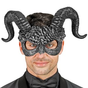 Commedia Dell&apos;arte Demon Halvmask
