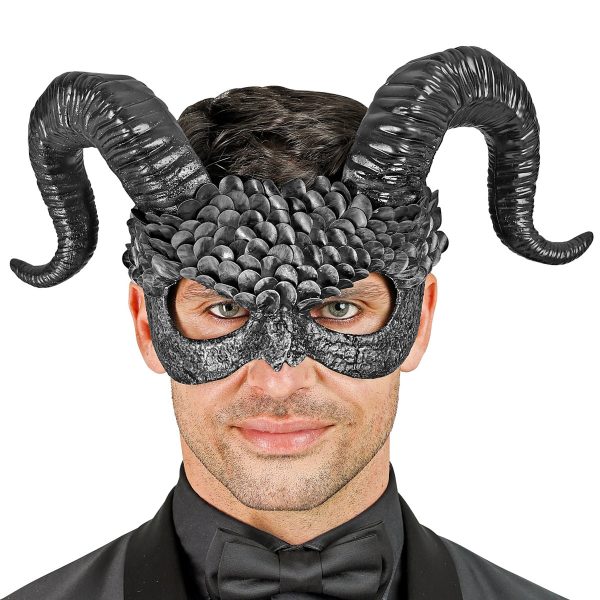 Commedia Dell&apos;arte Demon Halvmask