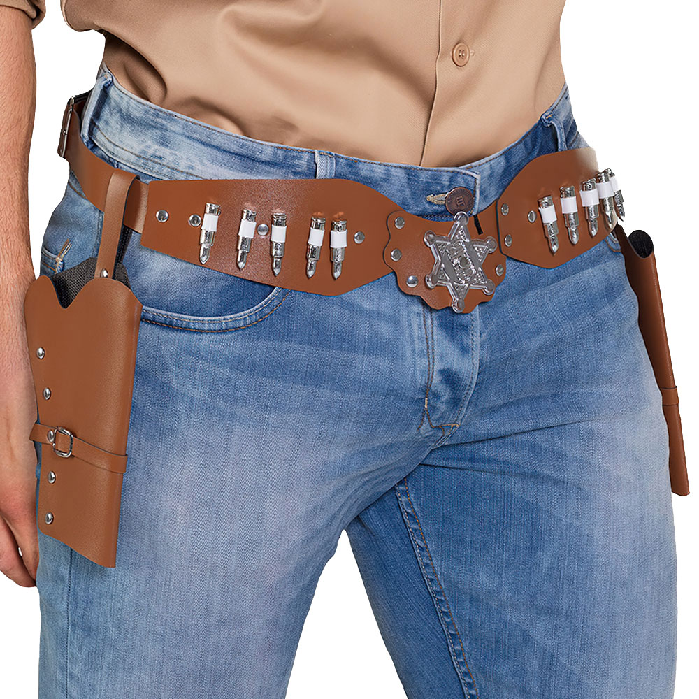 Cowboy Sheriff Hölster Dubbel