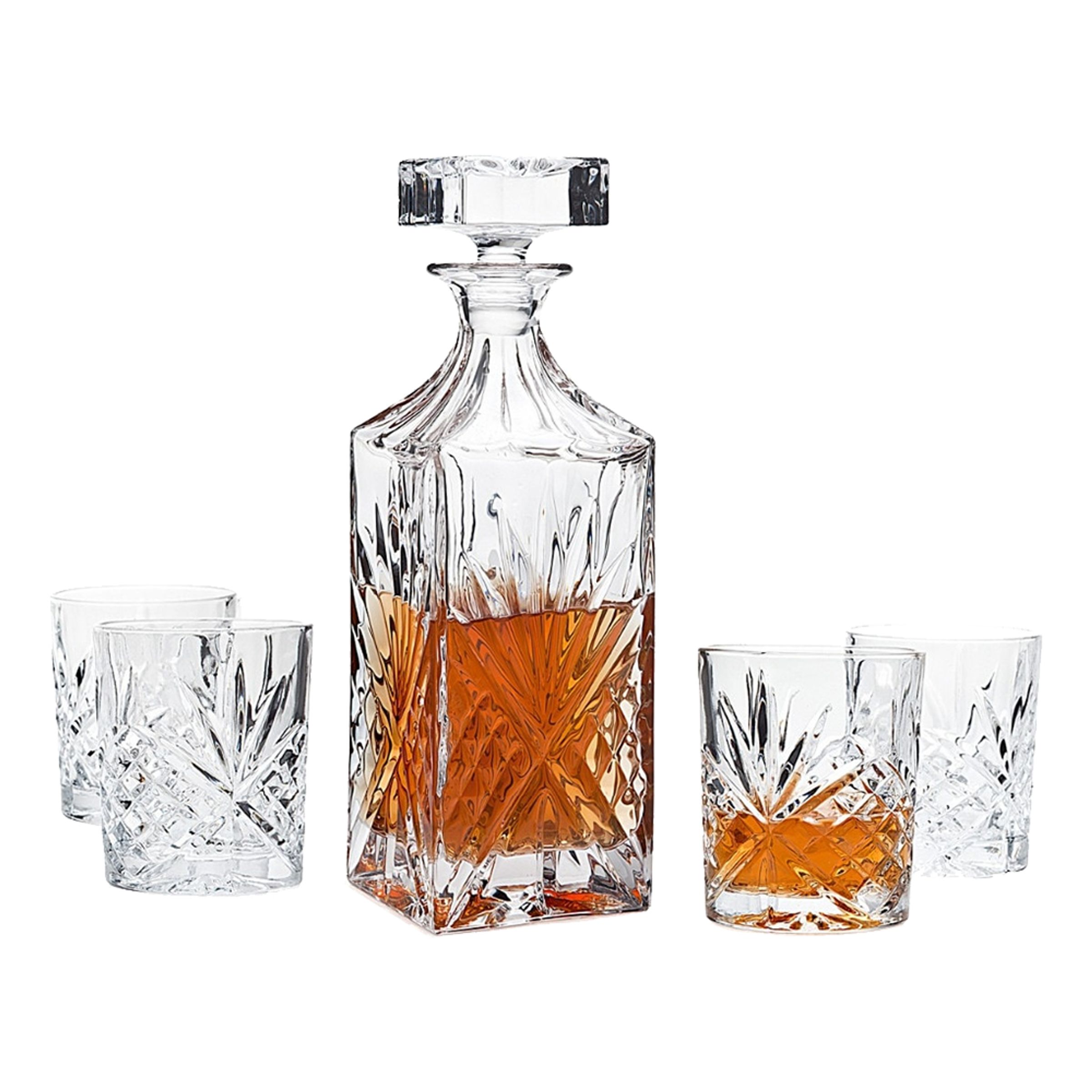 Crystal Whisky Karaff Set