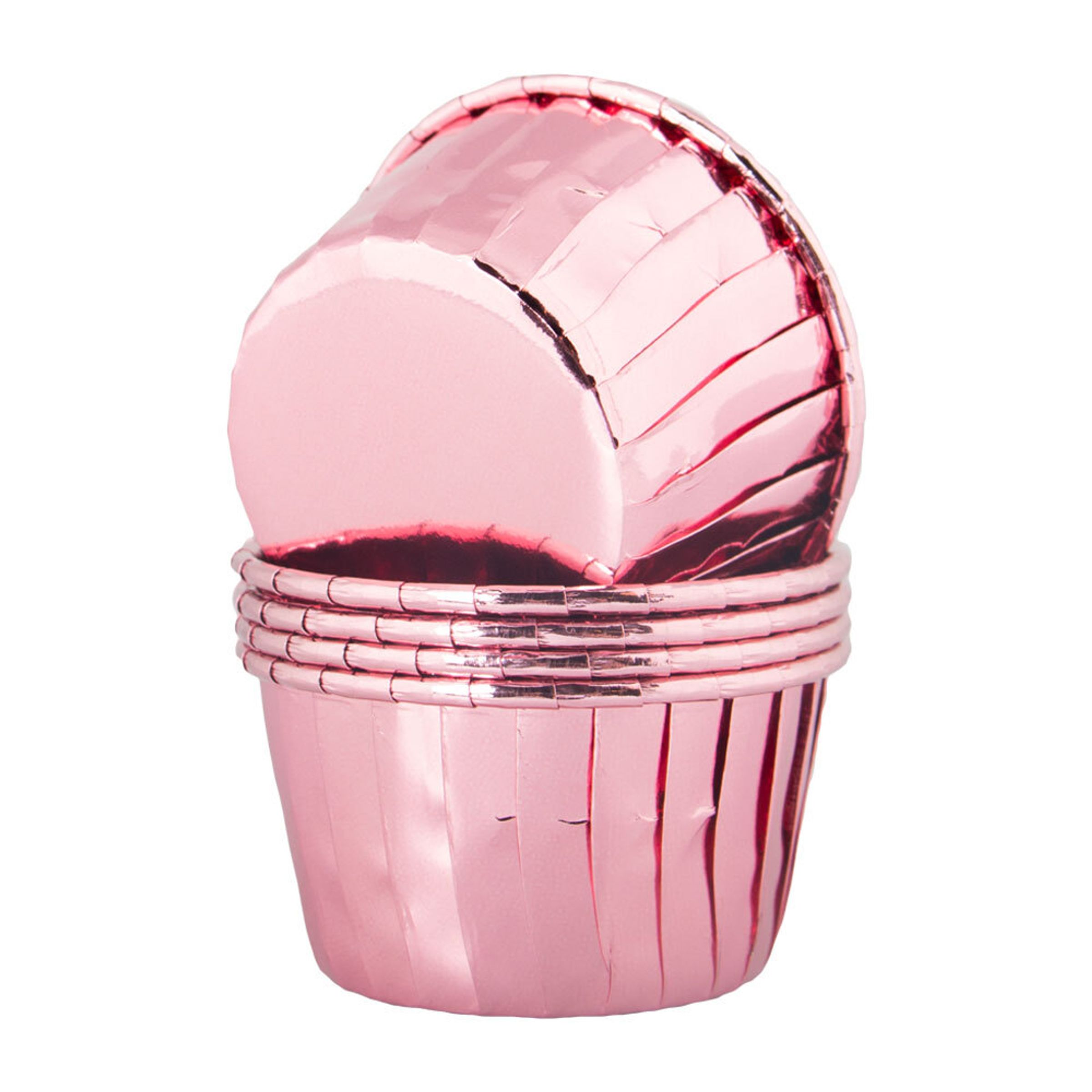 Cupcake Wrapper Roséguld Metallic - 50-pack