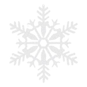 Cutouts Glittriga Snöflingor