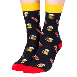 Danska Turiststrumpor - Pølse & Öl 41-46