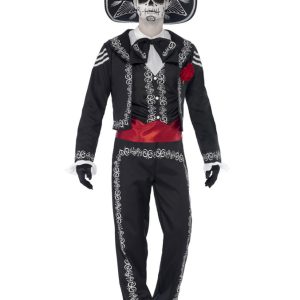 Day of The Dead Kostym Senor Bones Maskeraddräkt