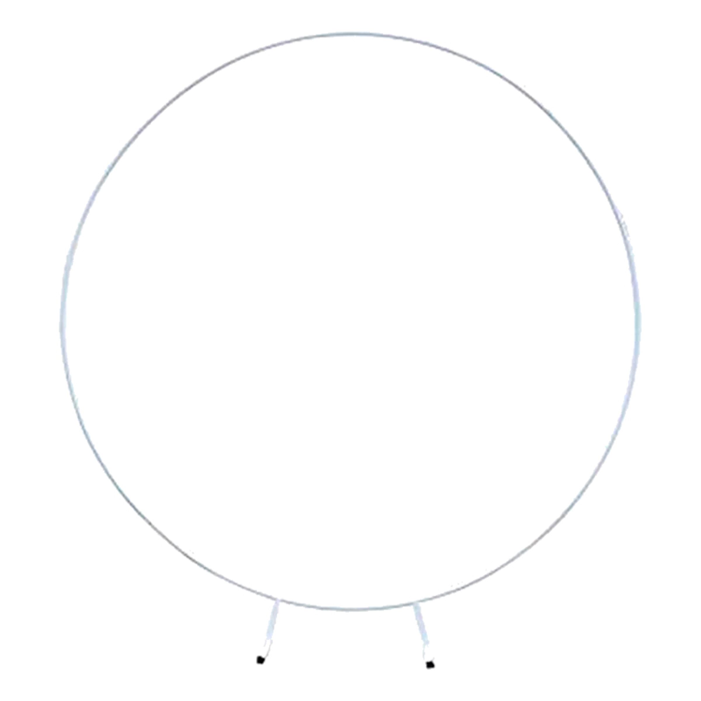 Dekorationsställning Vit Rund - 200 cm
