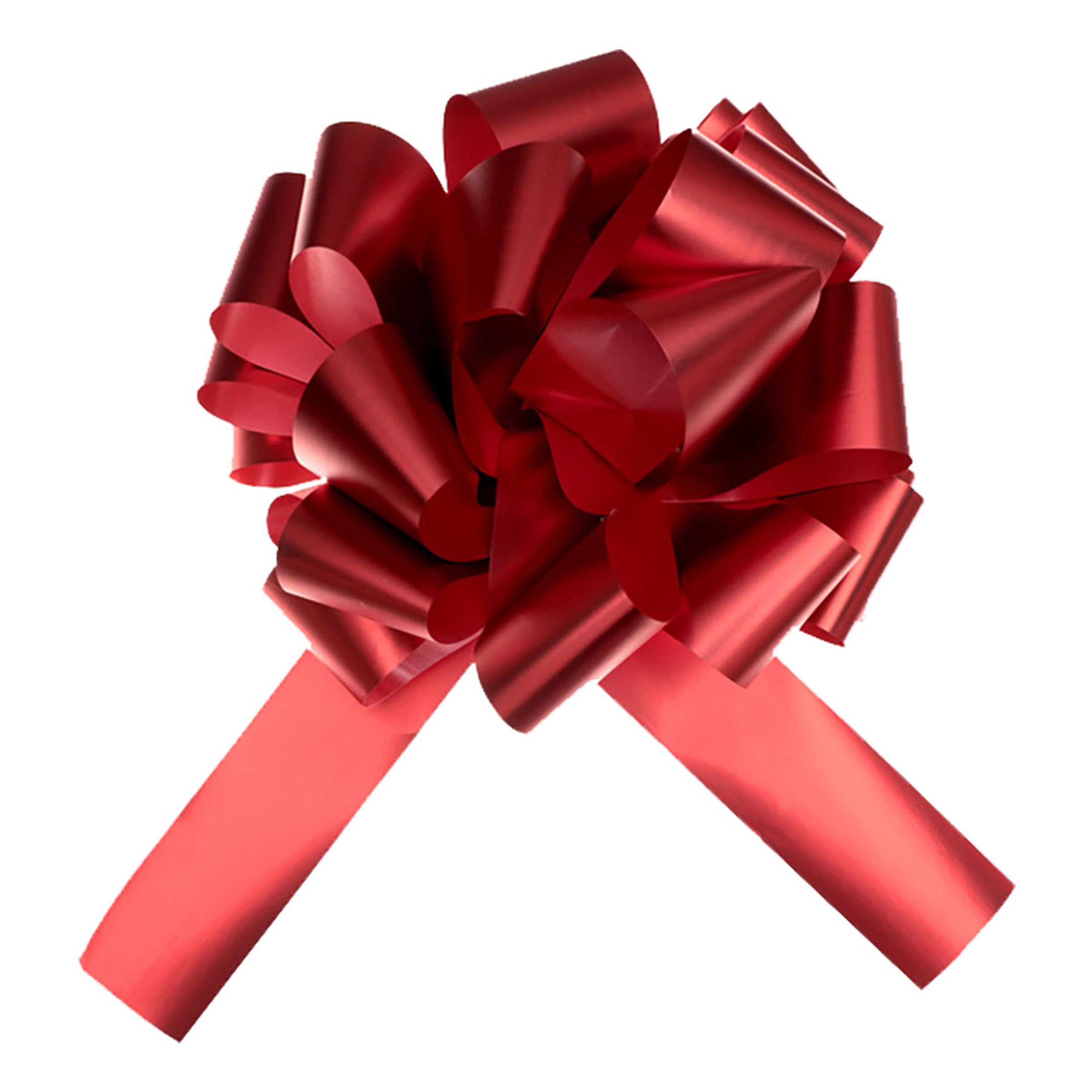 Dekorationsrosett Stor Röd