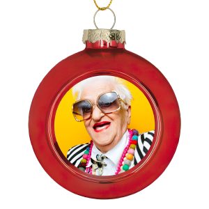 Designa Din Egen Julgranskula - Röd