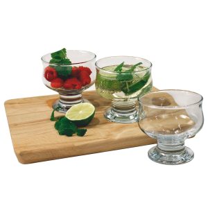 Dessertskålar med Fot 3-pack
