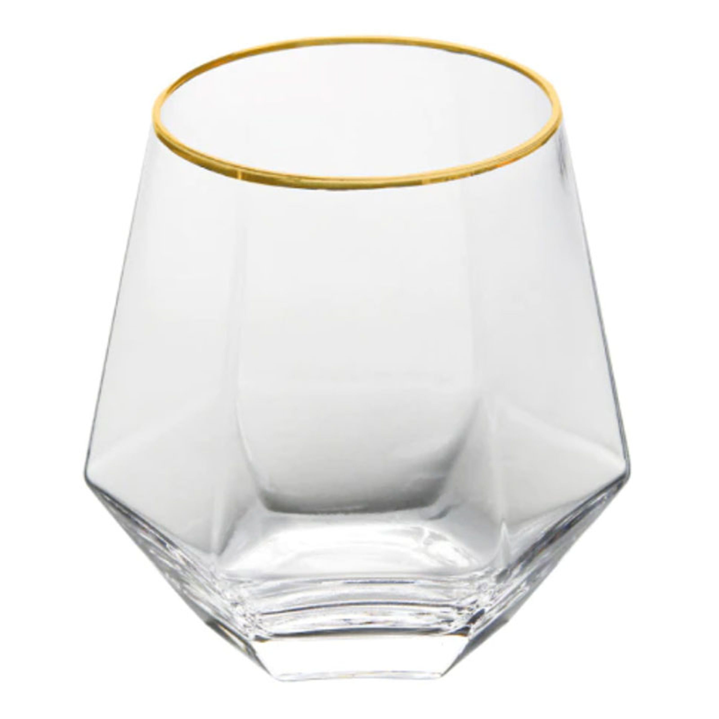 Diamantglas - Guldkant