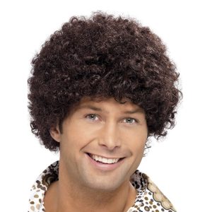 Disco Dude Brun Afroperuk - One size