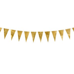 DIY Flaggirlang Guld