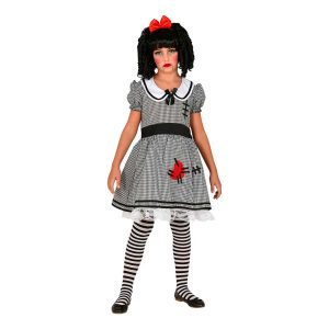 Docka Halloween Barn Maskeraddräkt - Medium