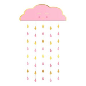 Dörrdraperi Baby Girl Rosa