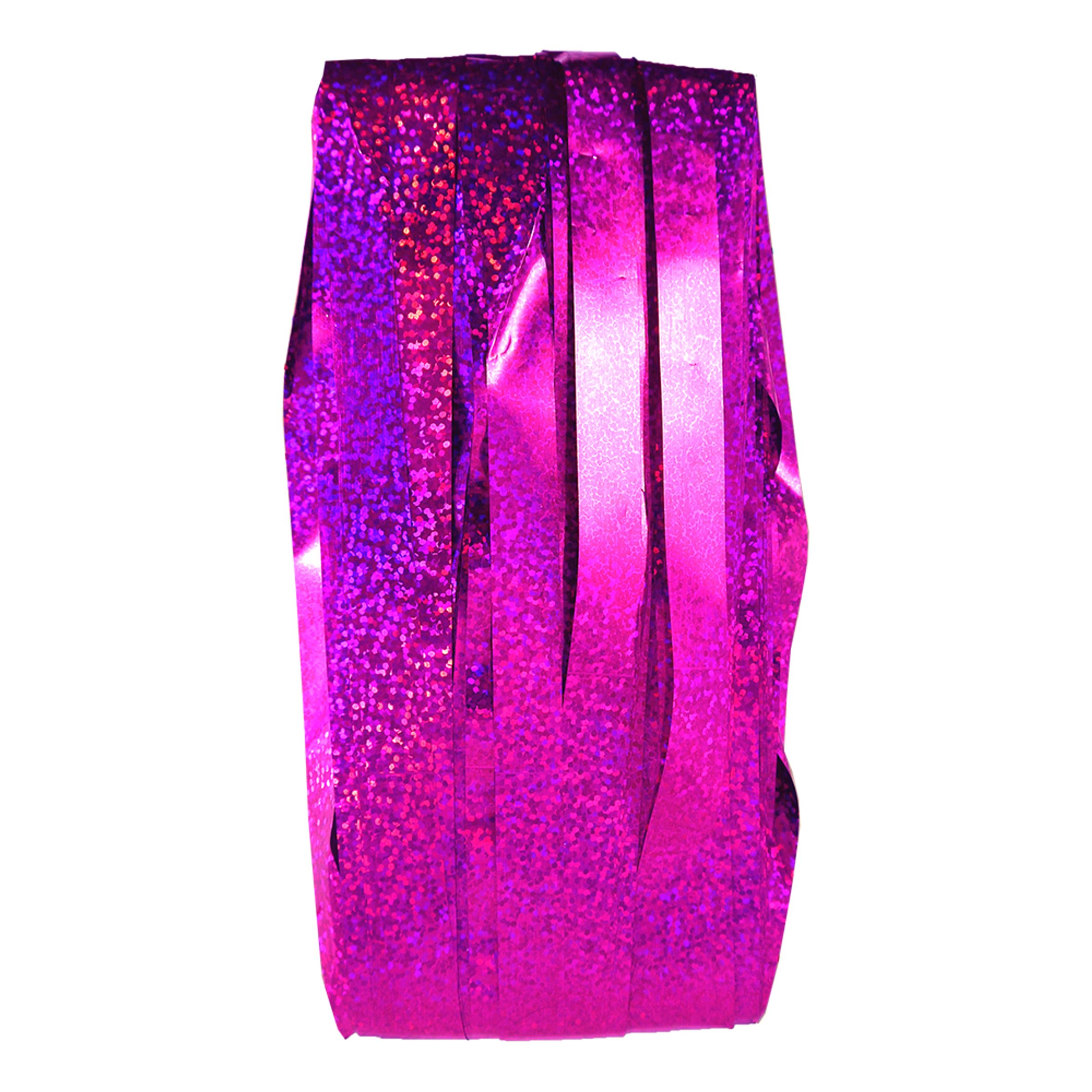 Dörrdraperi Folie Holografisk Rosa