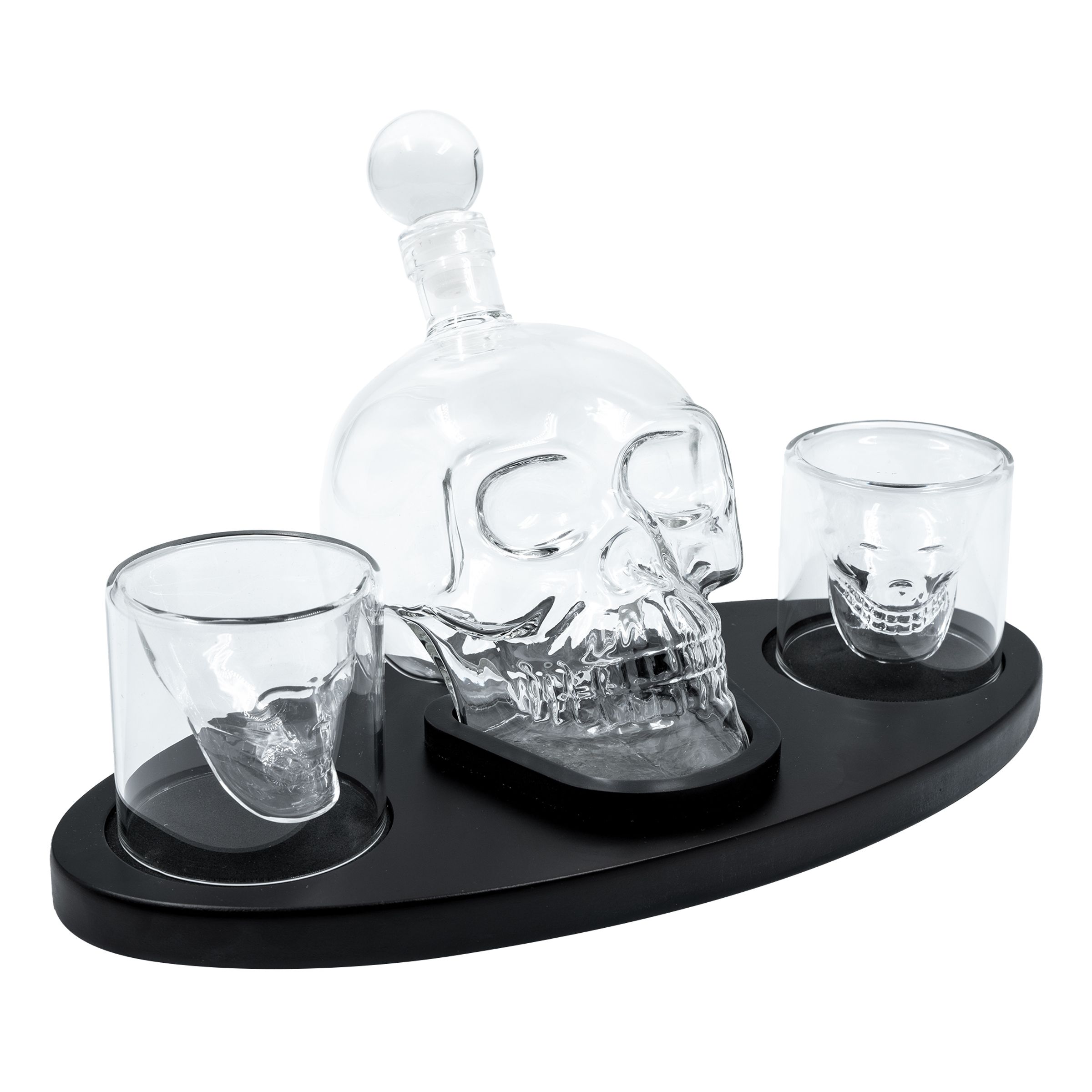 Dödskallekaraff med Glas