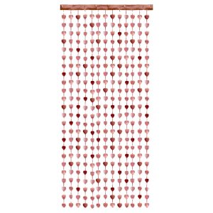 Draperi Hjärtan Roséguld