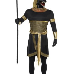 Egyptiska Guden Anubis Schakal Maskeraddräkt