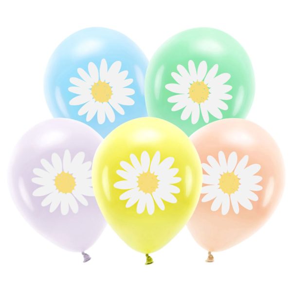 Eko Ballonger Prästkrage Pastell 5-pack