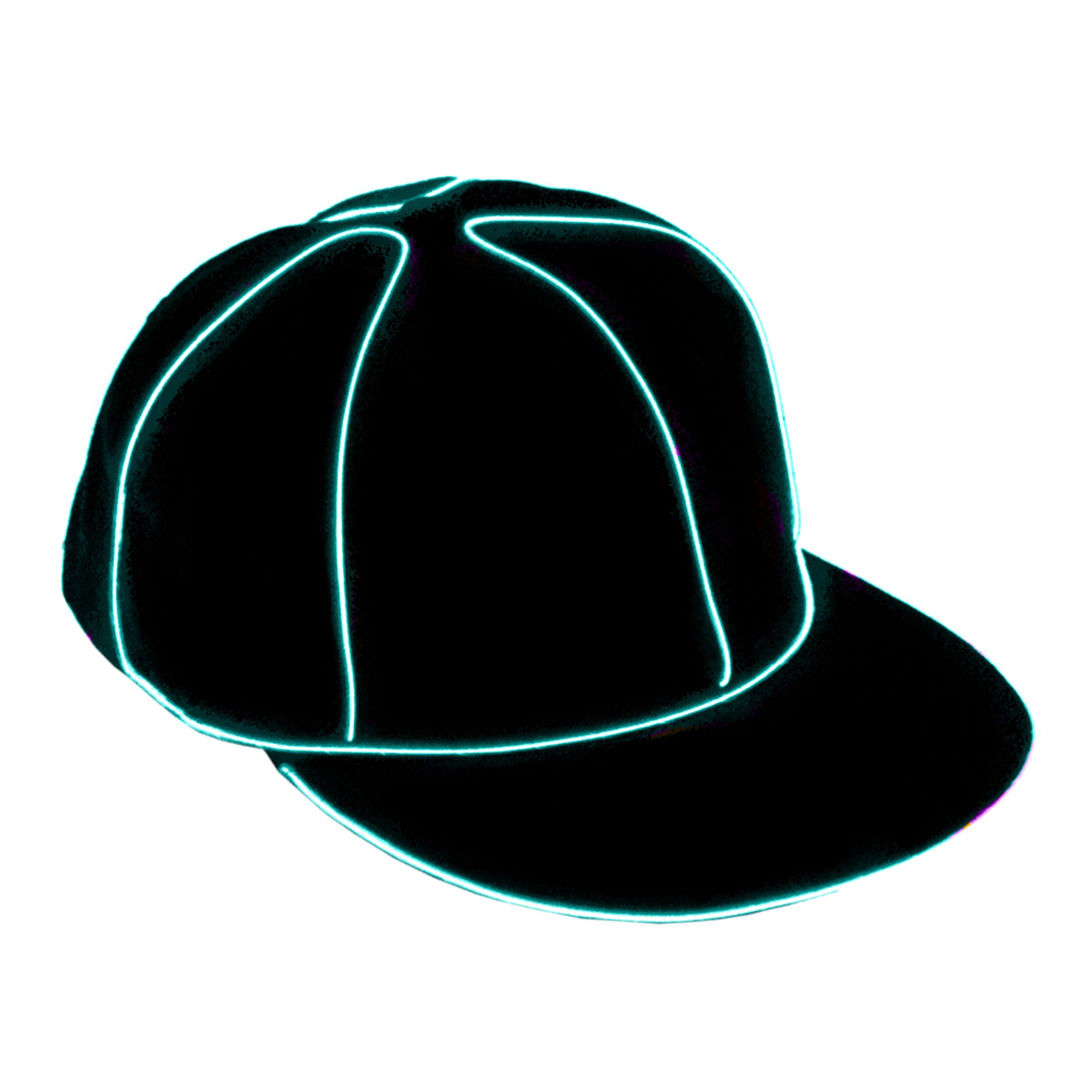 El Wire LED Keps - Turkos