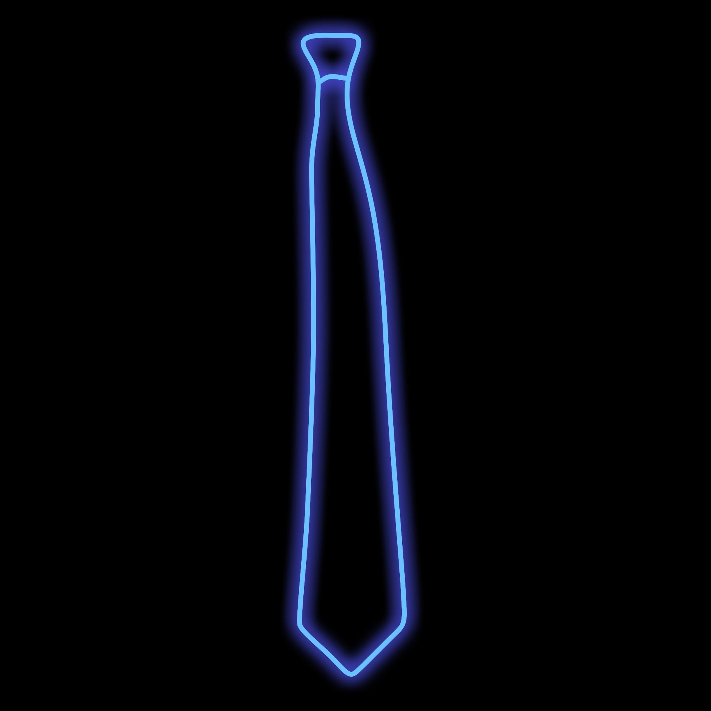 El Wire LED Slips - Blå