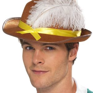 Elegant Tyrolerhatt Brun