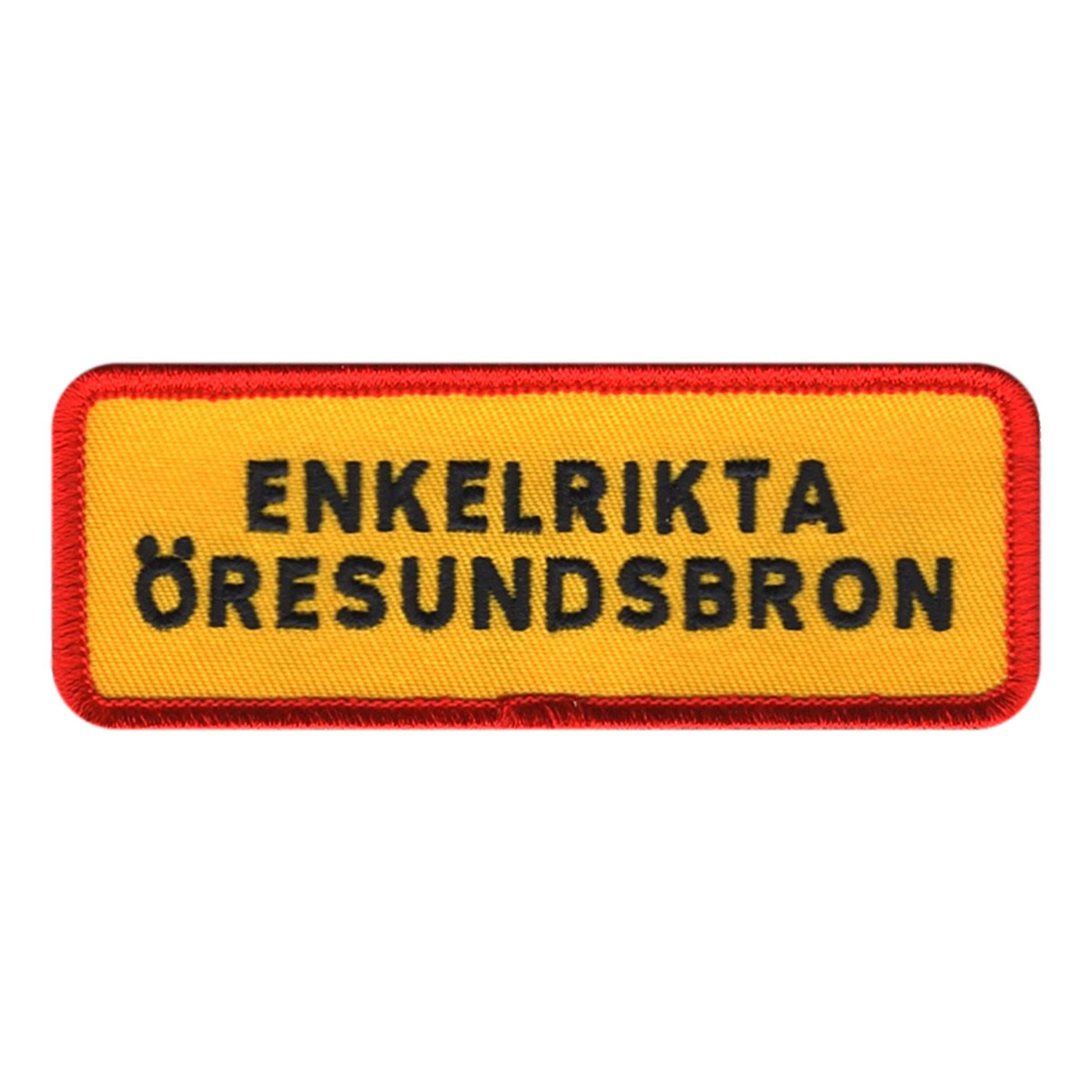 Enkelrikta Öresundsbron Tygmärke