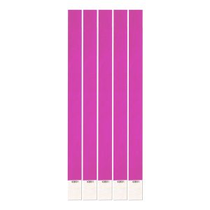 Entréarmband Rosa - 100-pack