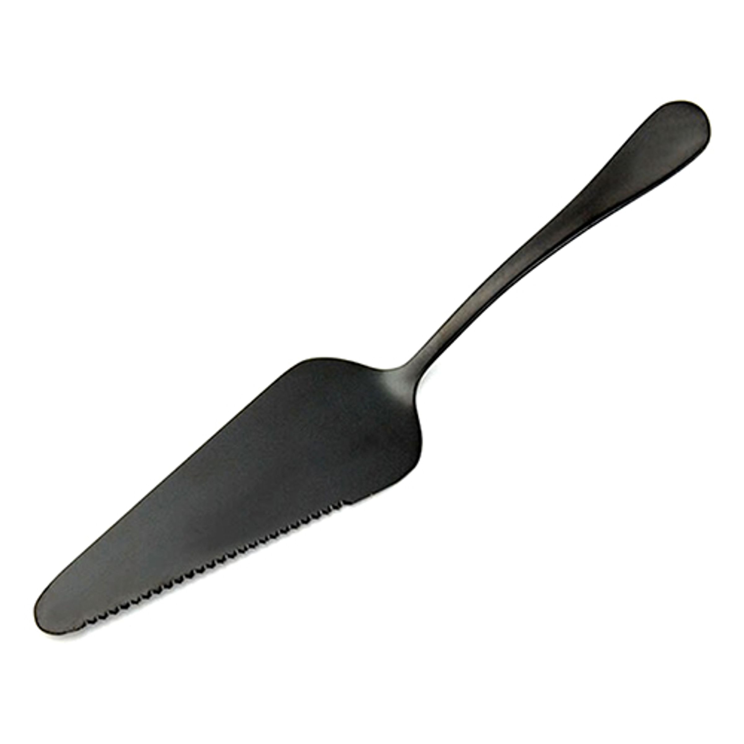 Färgglad Tårtspade i Rostfritt - Svart