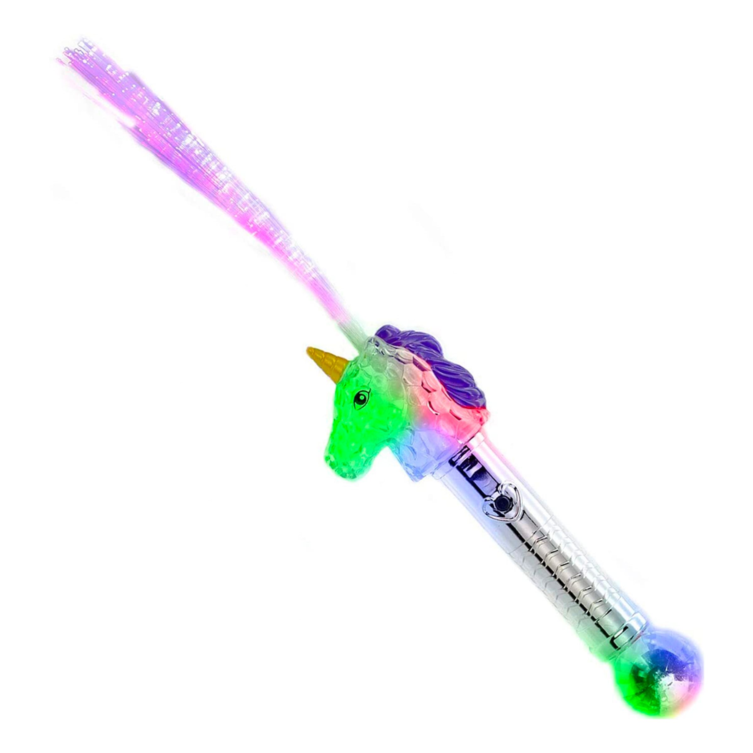 Fiberoptisk Enhörningsstav