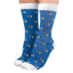 Finska Turiststrumpor - Flagga 41-46