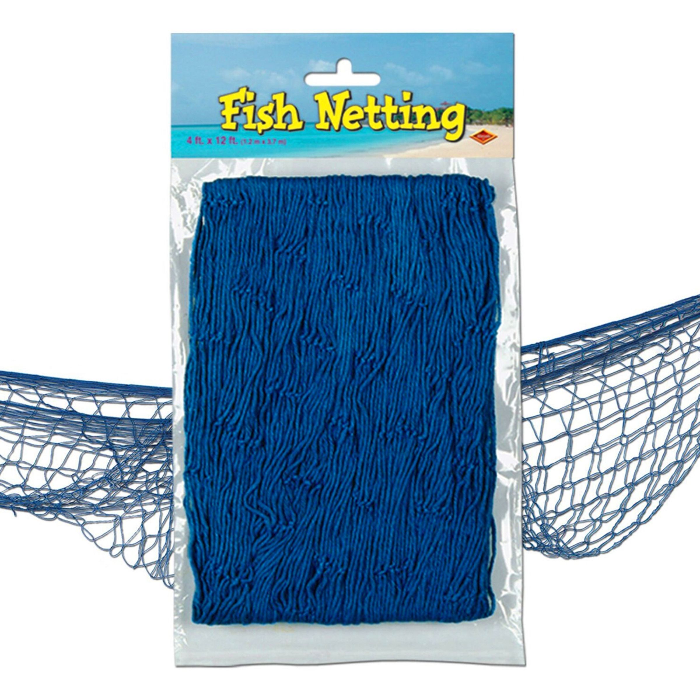 Fiskenät Blå Dekoration