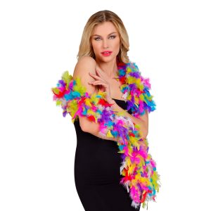 Fjäderboa Flerfärgad