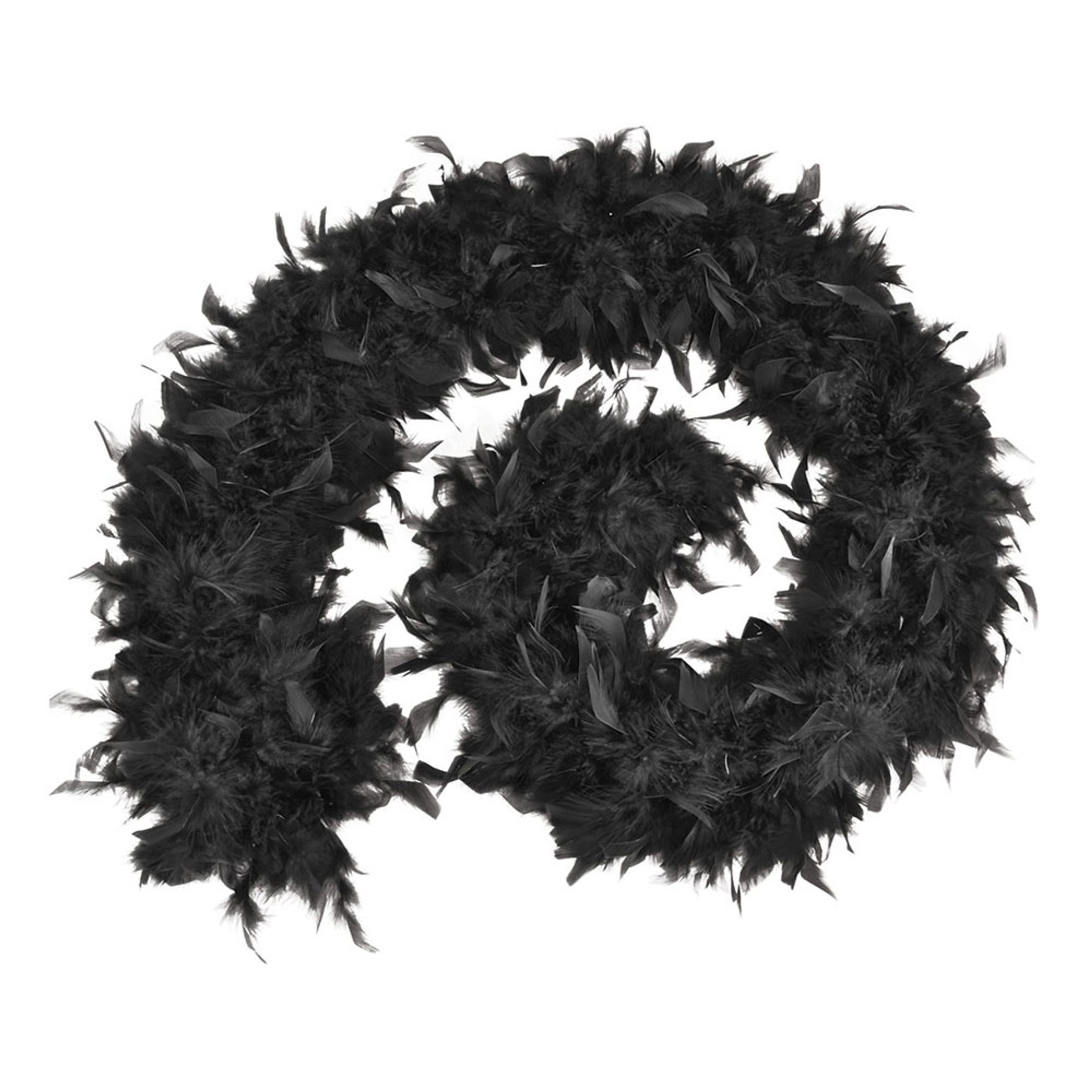 Fjäderboa Svart