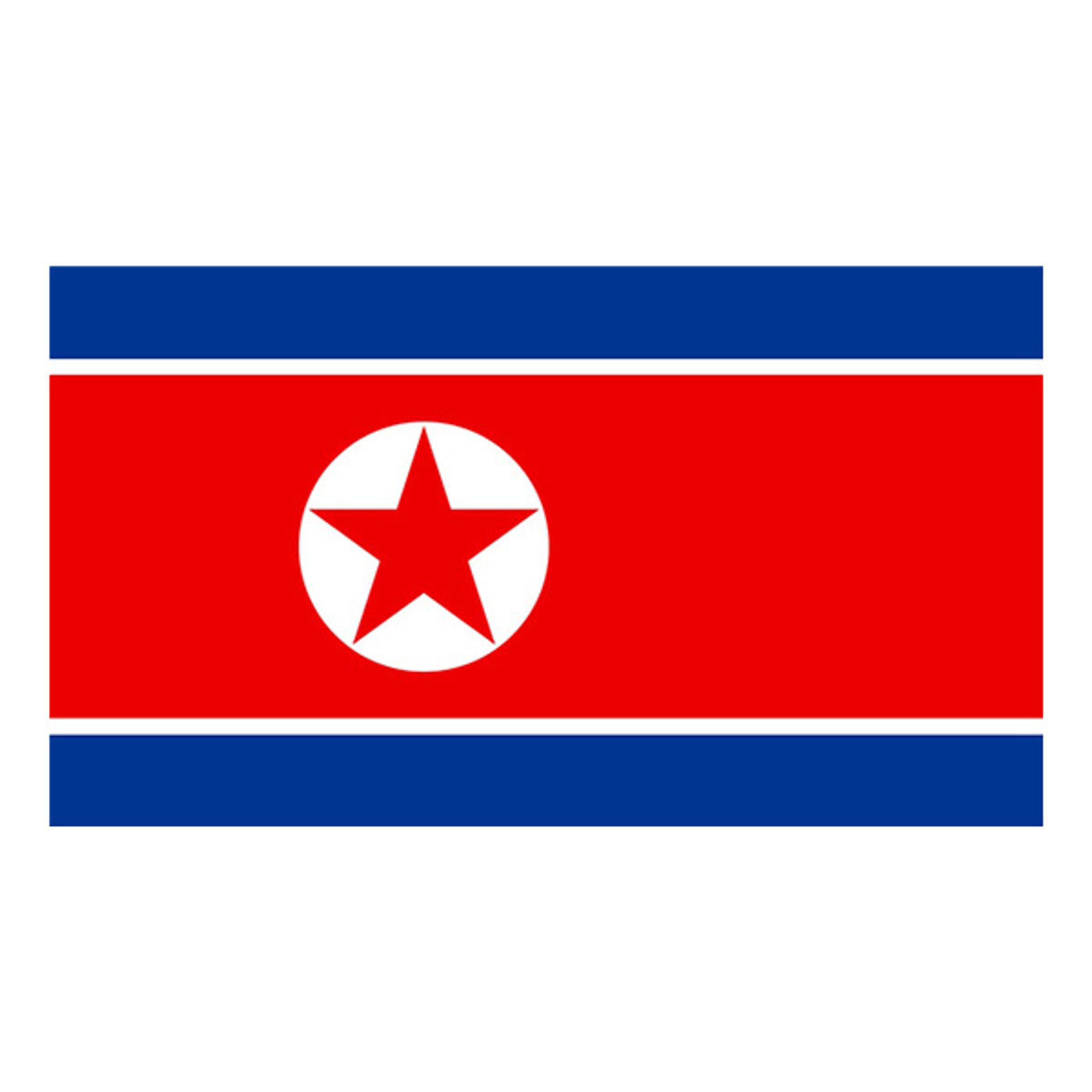 Flagga Nordkorea
