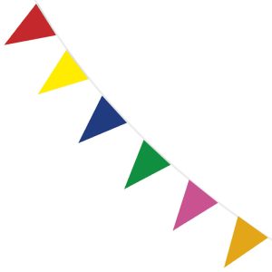 Flaggirlang Flerfärgad