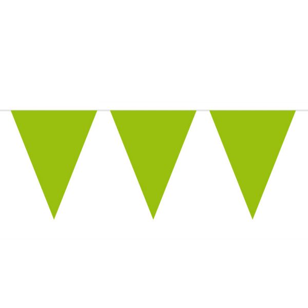 Flaggirlang Limegrön