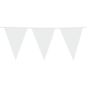 Flaggirlang Vit - 10 meter