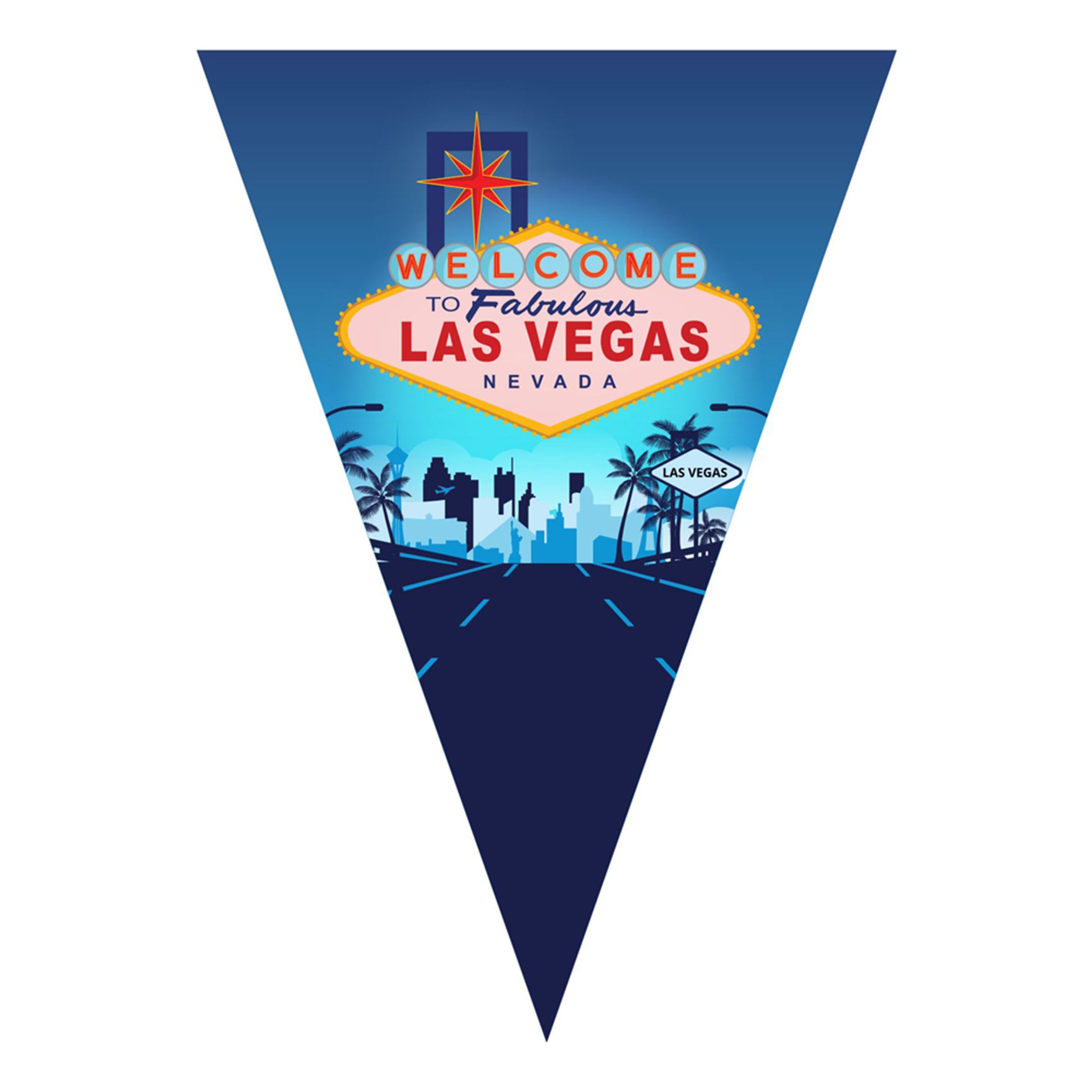 Flaggirlang Welcome to Las Vegas