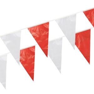 Flaggvimpel Röd & Vit