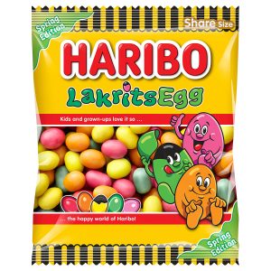 Flerfärgade Lakritsägg 120g