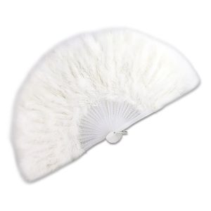 Fluffig Solfjäder - Vit