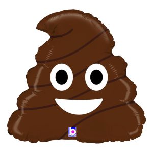 Folieballong Emoji Poo