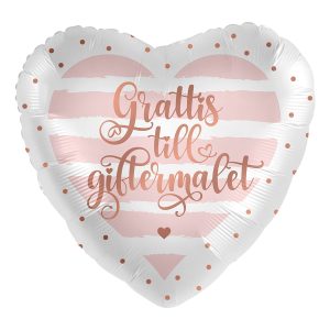 Folieballong Grattis till Giftermålet