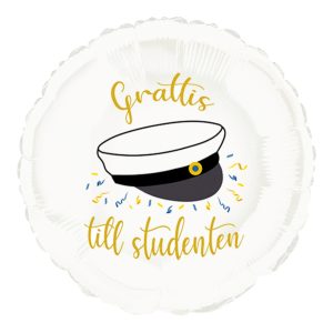 Folieballong Grattis Till Studenten