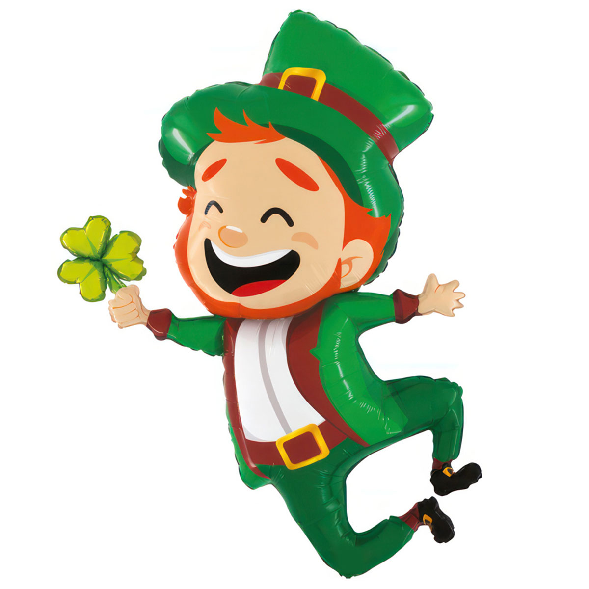 Folieballong Hoppande St. Patricks