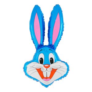 Folieballong Kanin Blå