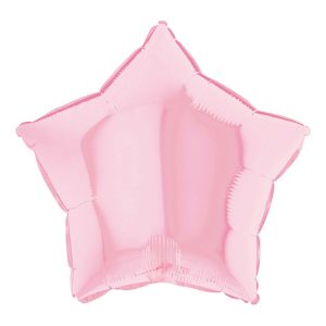 Folieballong Ljusrosa Stjärna