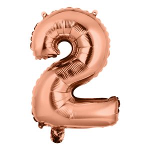 Sifferballong Mini Roséguld - Siffra 2