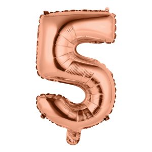Sifferballong Mini Roséguld - Siffra 5