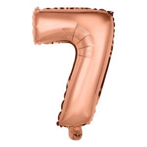 Sifferballong Mini Roséguld - Siffra 7